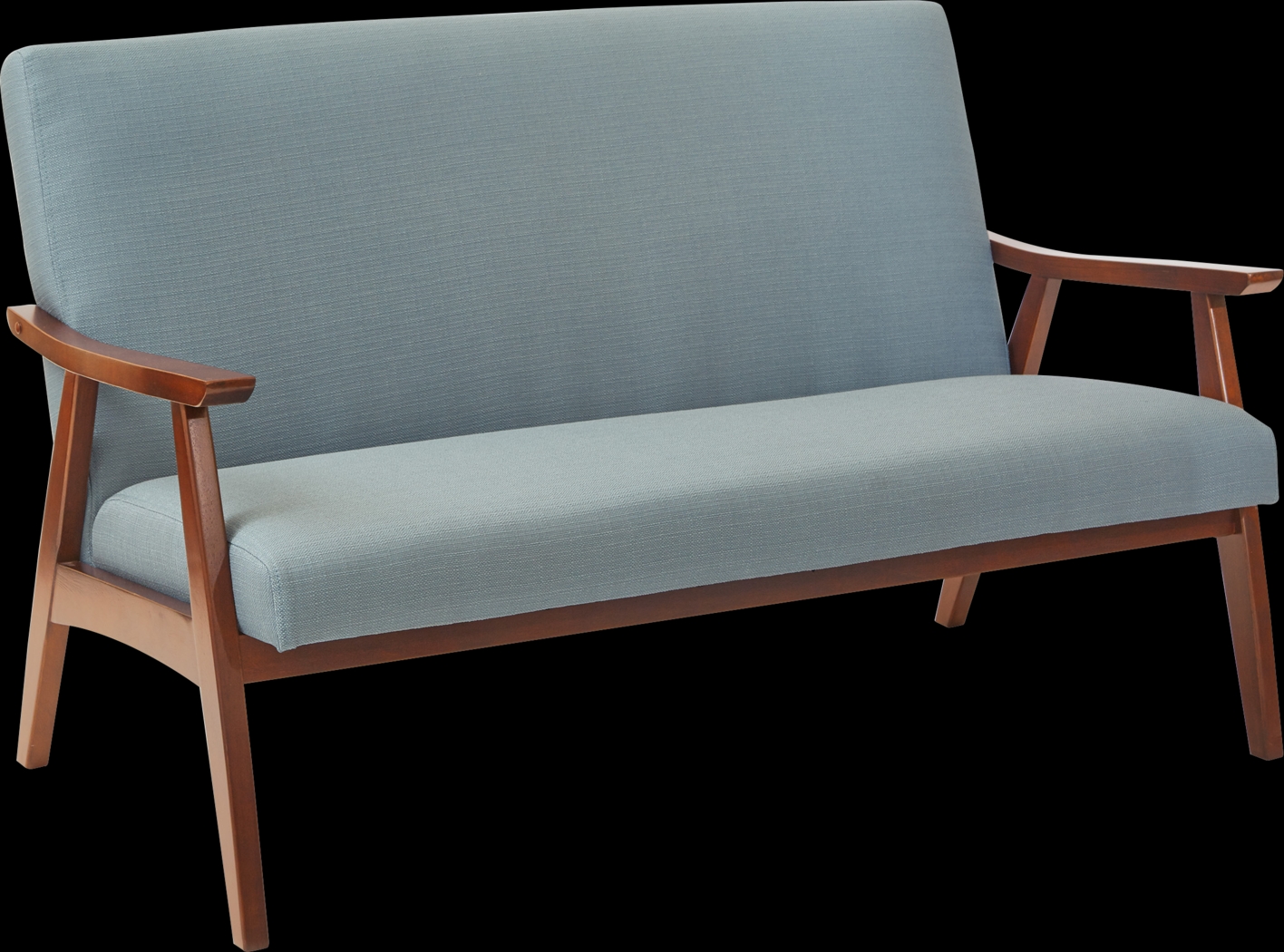 Avott Blue Loveseat - Thumbnail - Image 1