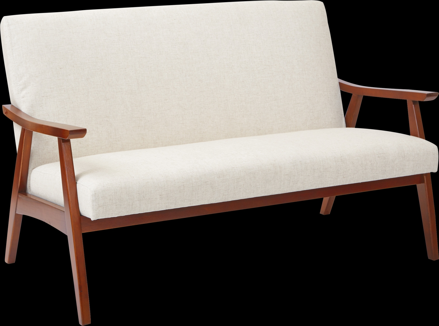 Avott Cream Loveseat - Thumbnail - Image 1