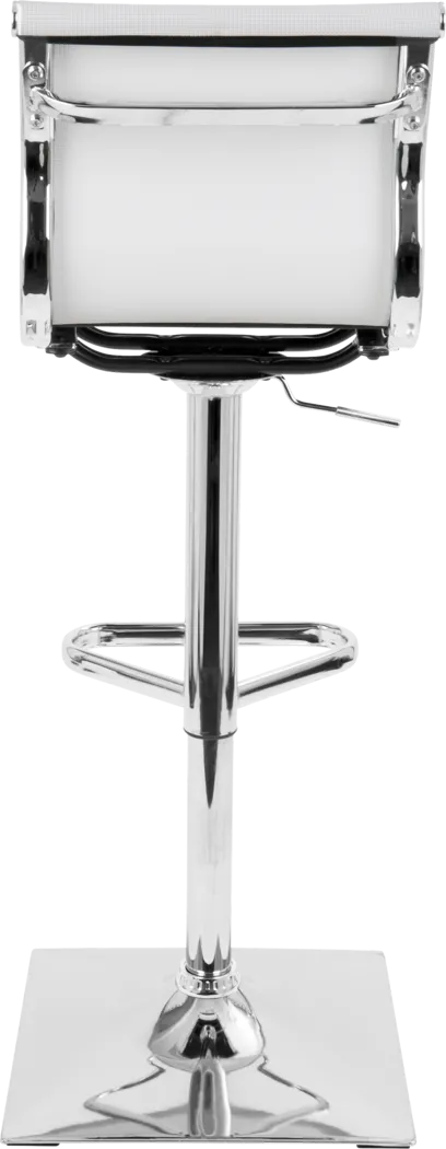 Avrum White 3 Pc Bar Height Dining Set - Thumbnail - Image 3