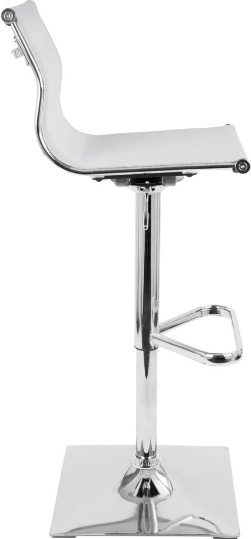 Avrum White 3 Pc Bar Height Dining Set - Thumbnail - Image 5