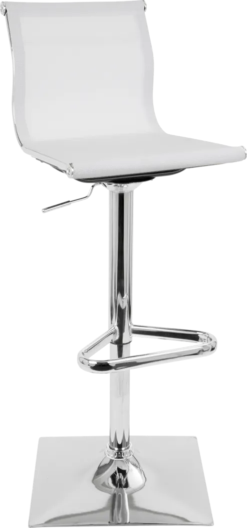 Avrum White 3 Pc Bar Height Dining Set - Thumbnail - Image 7