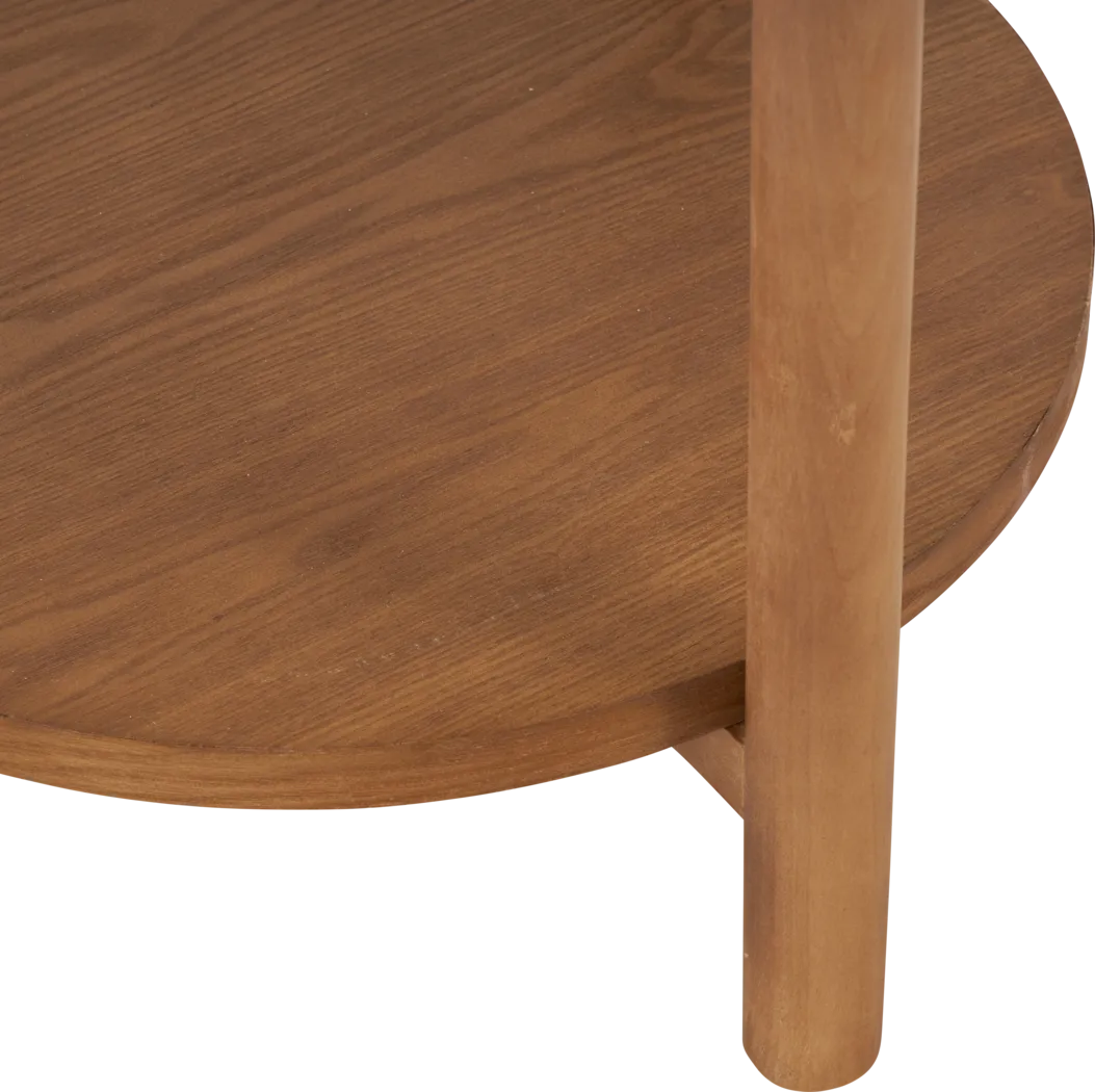 Avudo Brown Accent Table - Thumbnail - Image 4
