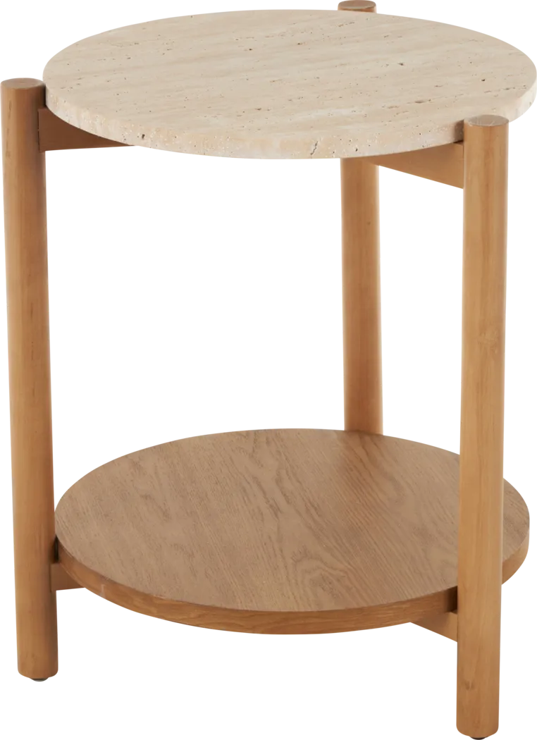 Avudo Brown Accent Table - Thumbnail - Image 6