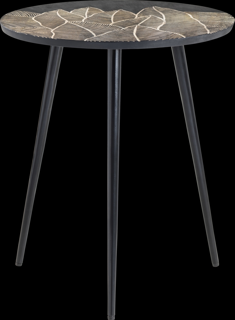 Awbrey Black End Table - Thumbnail - Image 1