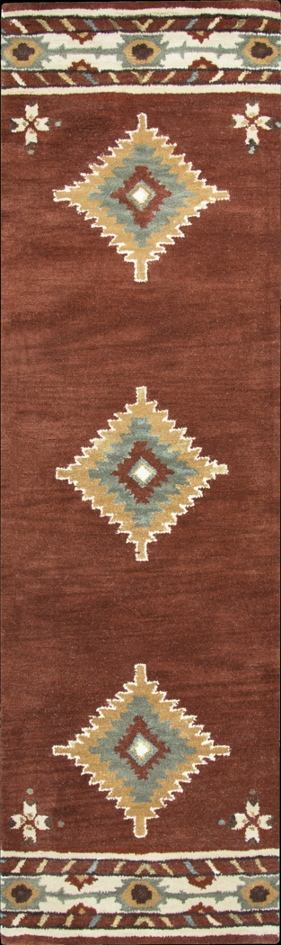 Awena Red 2'6 x 8' Runner Rug - Thumbnail - Image 1