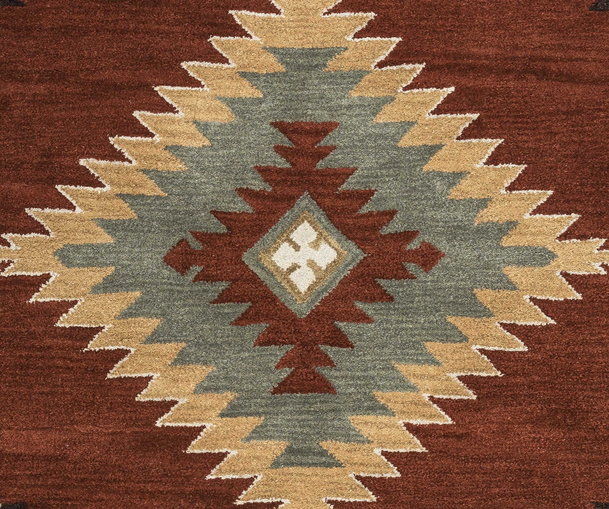 Awena Red 5' x 8' Rug - Thumbnail - Image 3