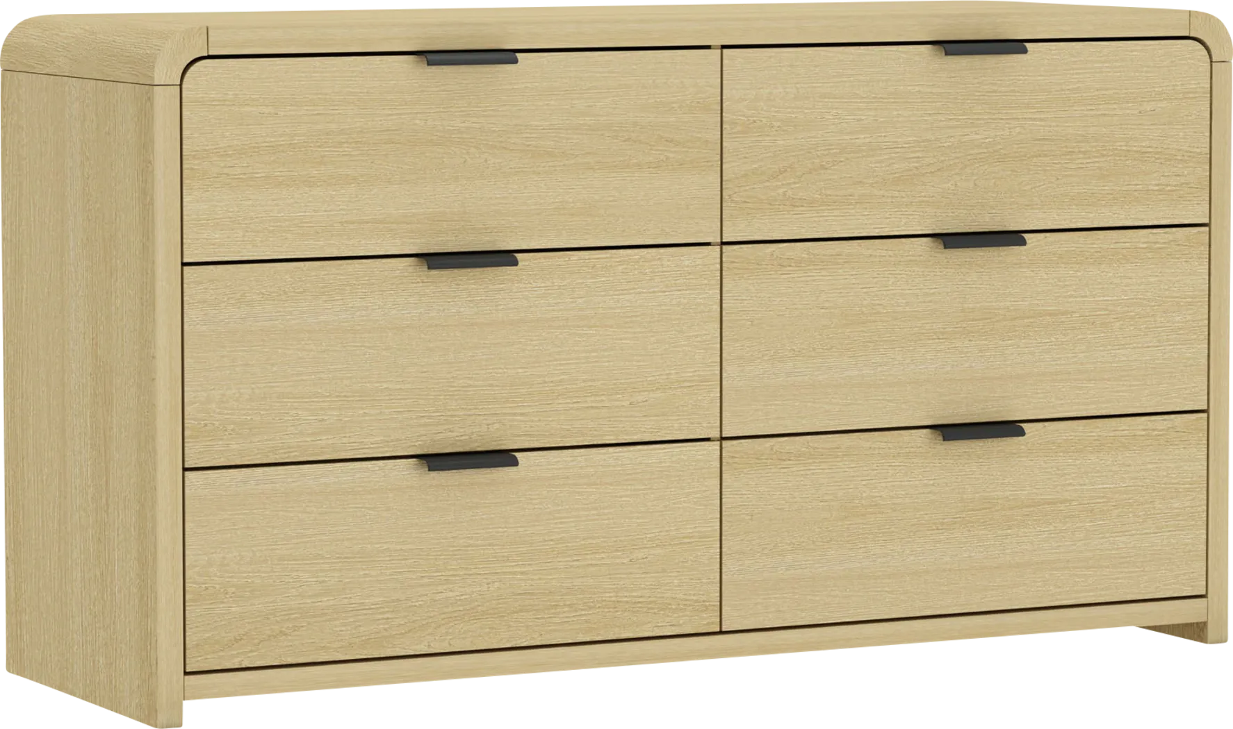 Awidi Oak/Black Dresser - Image 8