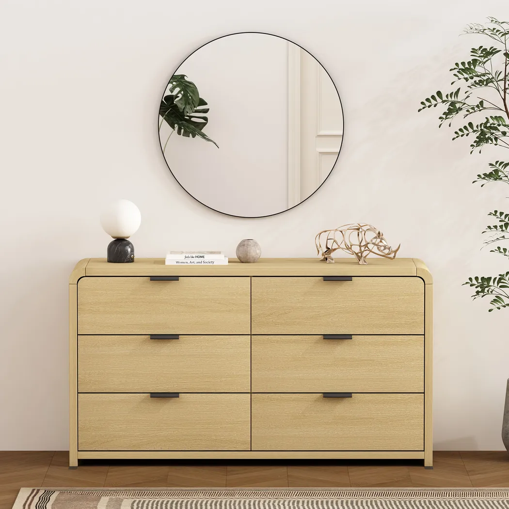 Awidi Oak/Black Dresser - Image 3