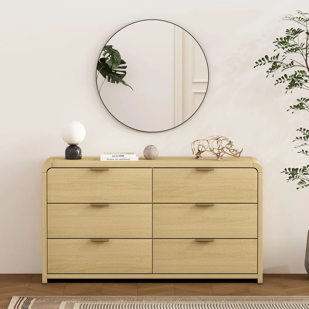 Awidi Oak/Gold Dresser - Image 3