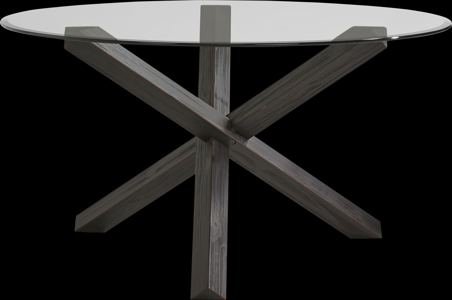 Axia Black 54" Round Dining Table - Thumbnail - Image 1