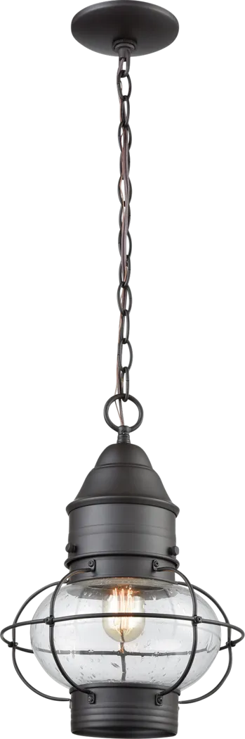 Axson Black Outdoor Chandelier - Thumbnail - Image 1