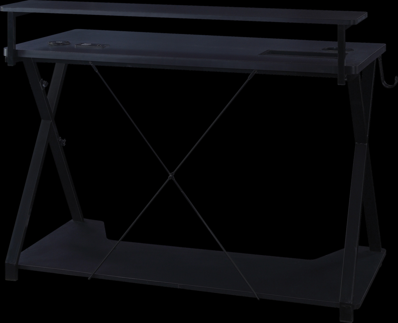 Axyon Black Gaming Desk - Thumbnail - Image 1