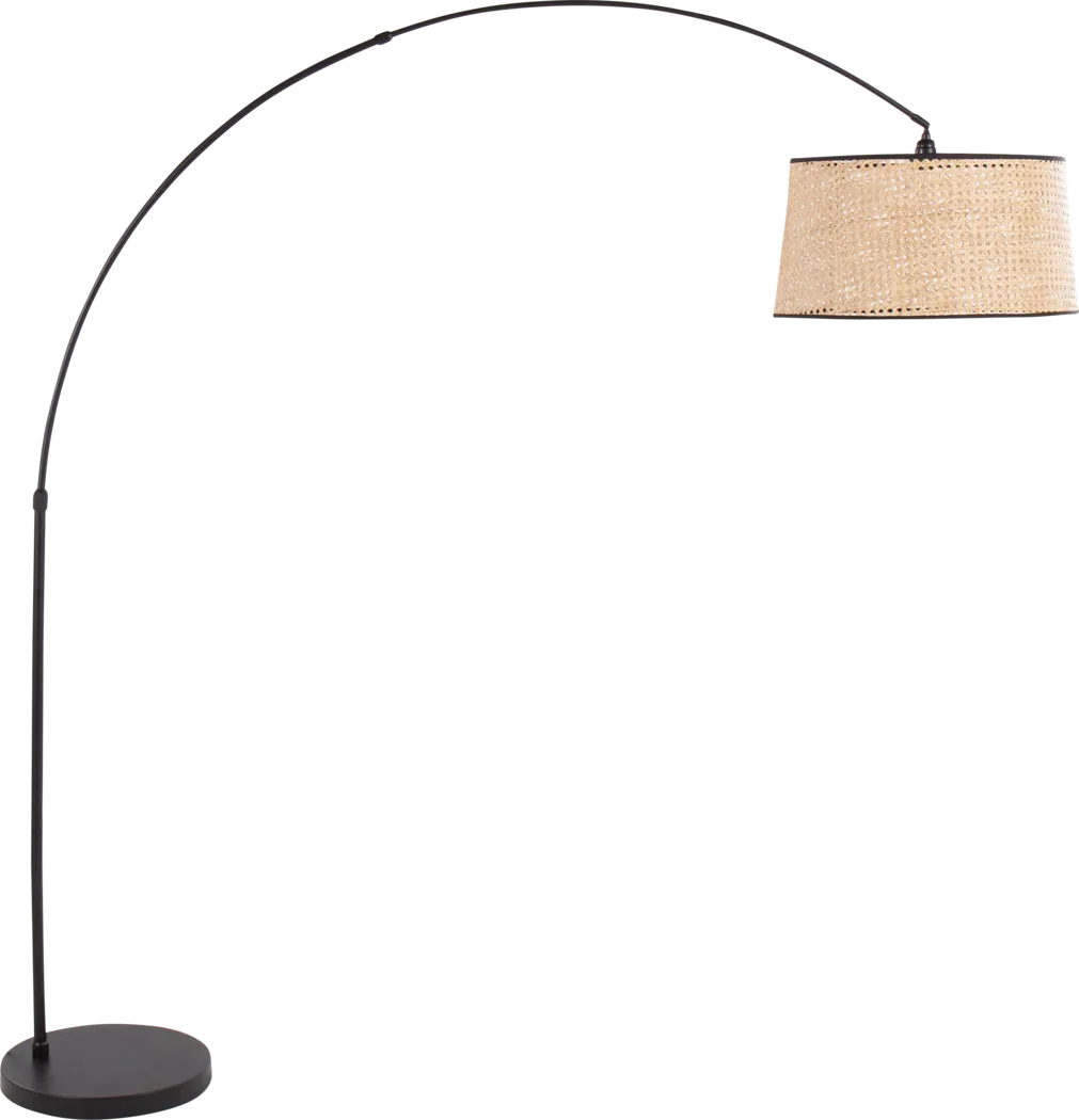 Ayania Black Floor Lamp - Thumbnail - Image 1
