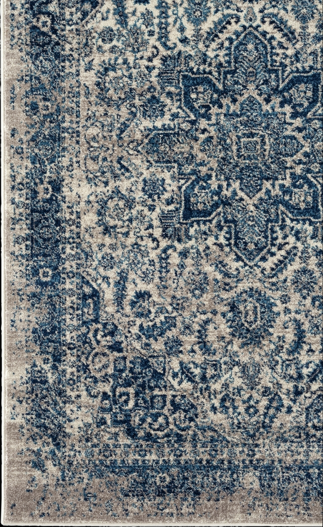 Ayestra Teal/Beige 5'3 x 7'6 Rug - Thumbnail - Image 4