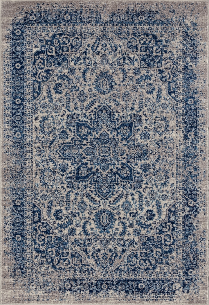 Ayestra Teal/Beige 5'3 x 7'6 Rug - Thumbnail - Image 1