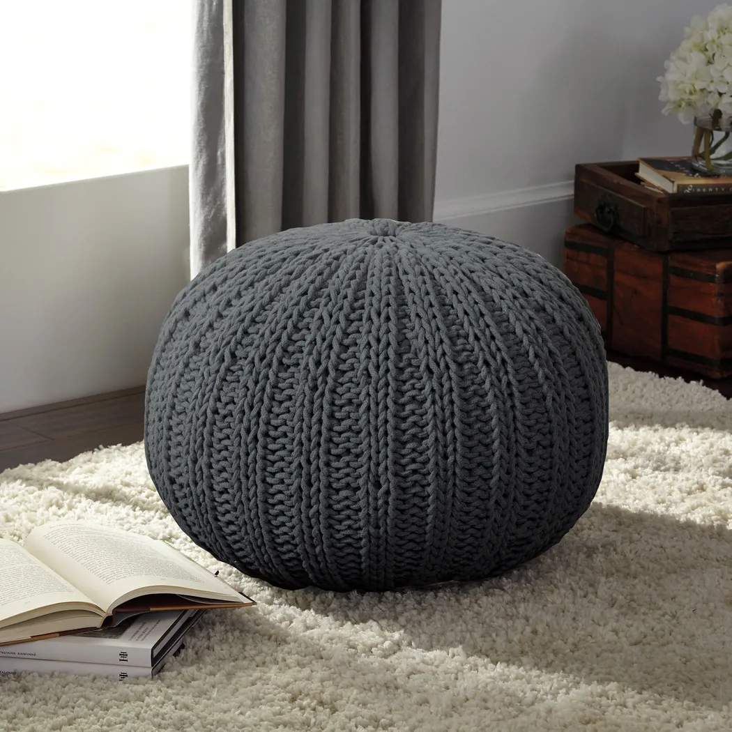 Ayidu Black Pouf - Thumbnail - Image 5