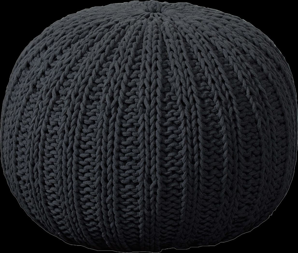 Ayidu Black Pouf - Thumbnail - Image 1