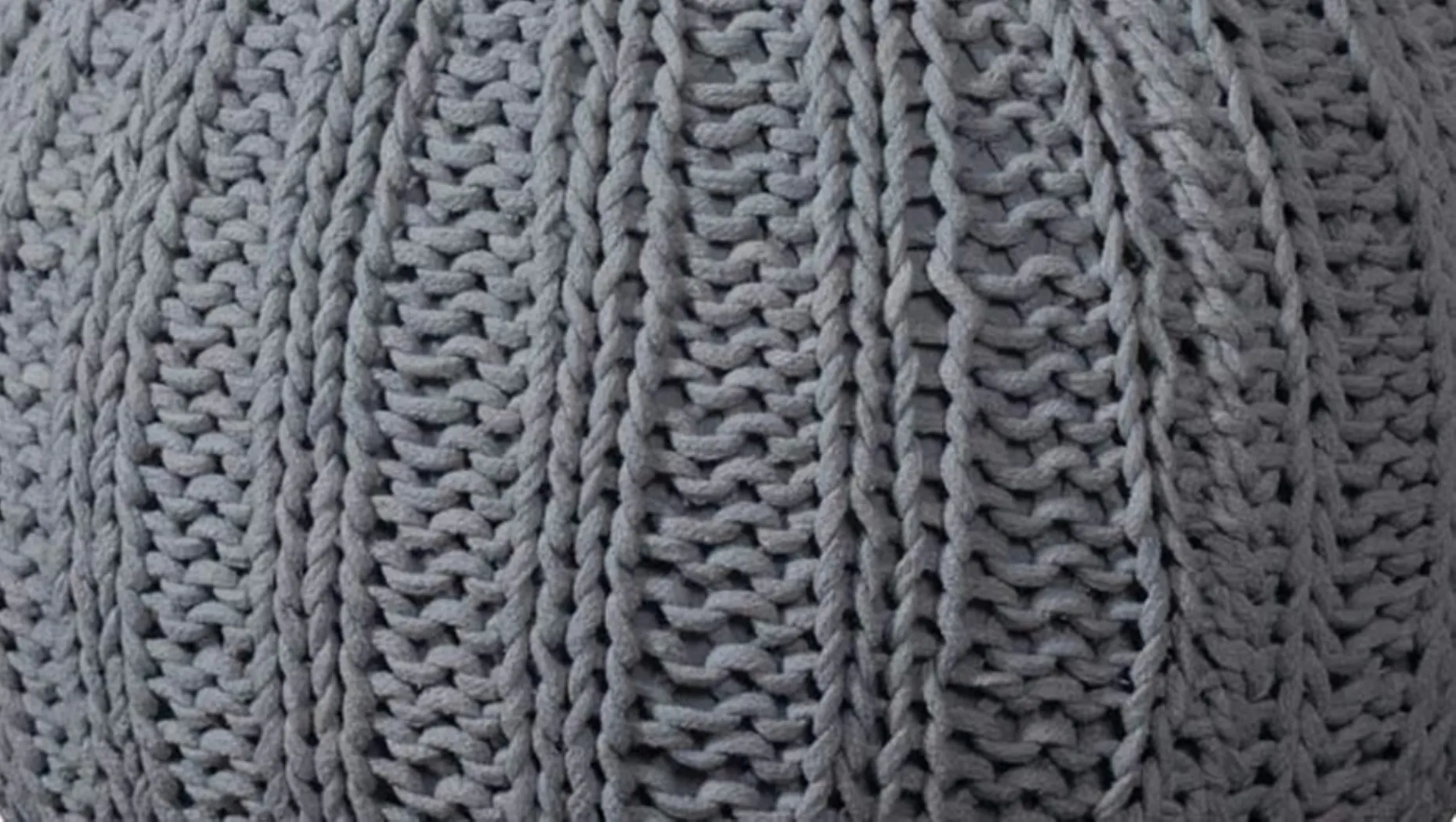Ayidu Gray Pouf - Thumbnail - Image 4