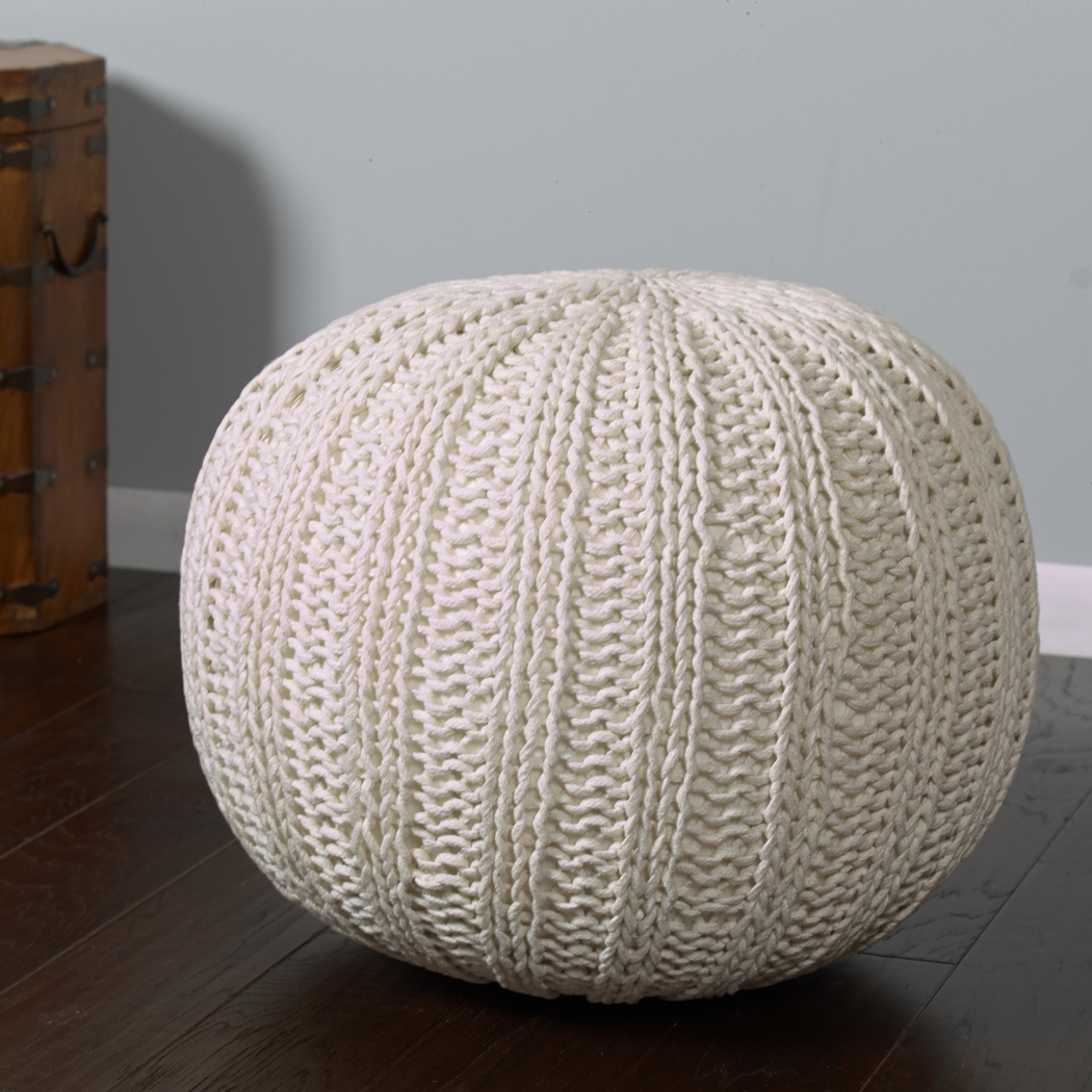 Ayidu Ivory Pouf - Thumbnail - Image 3