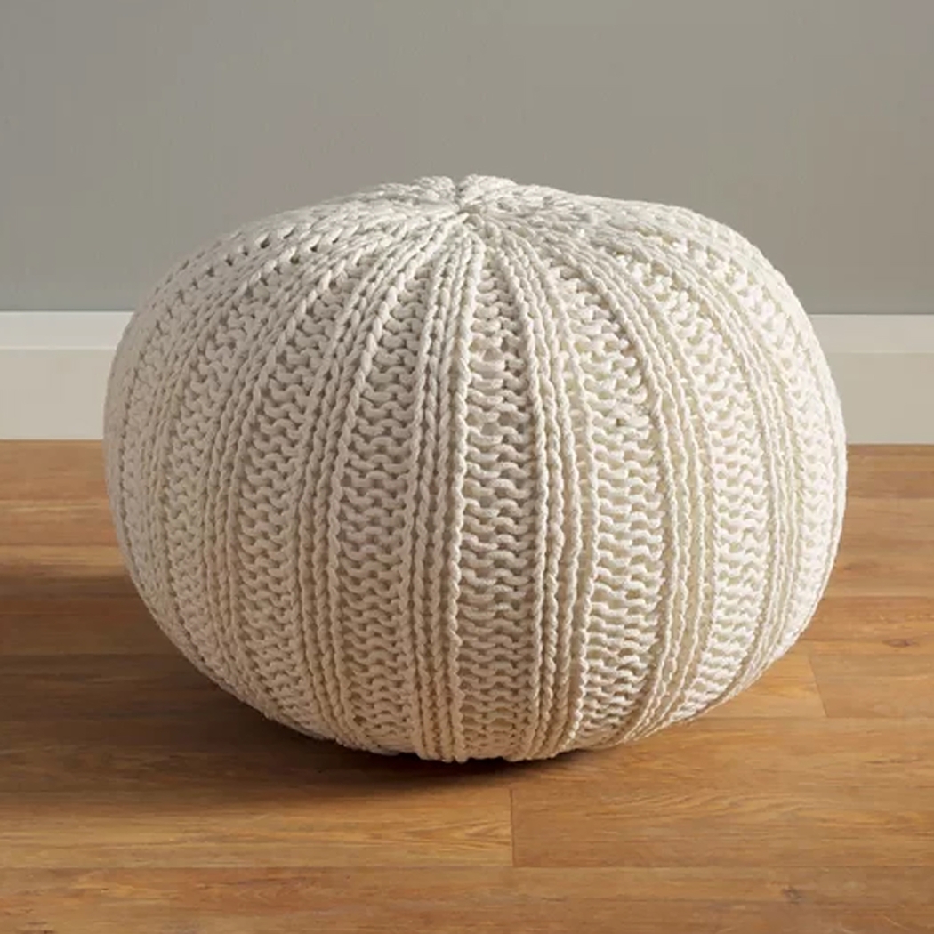 Ayidu Ivory Pouf - Thumbnail - Image 4