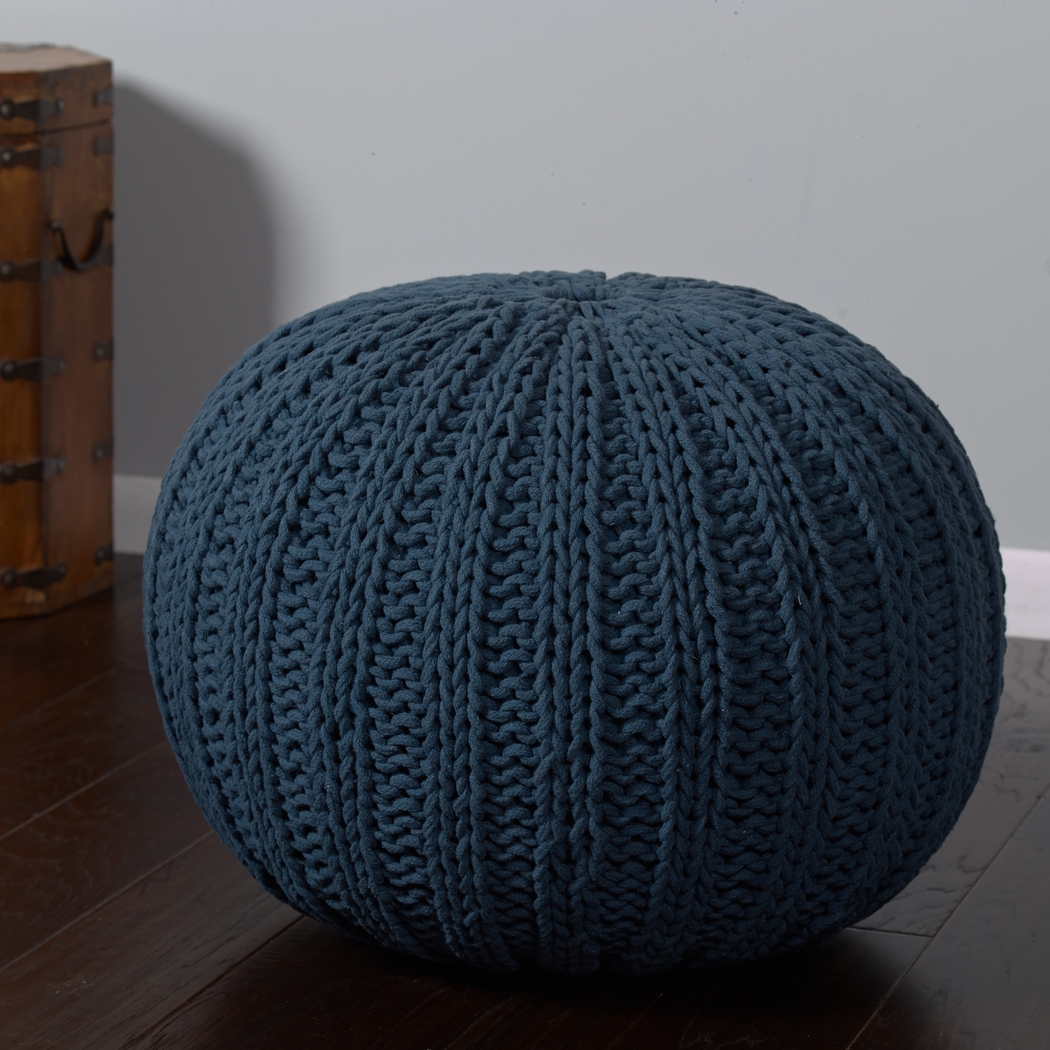 Ayidu Navy Pouf - Thumbnail - Image 3