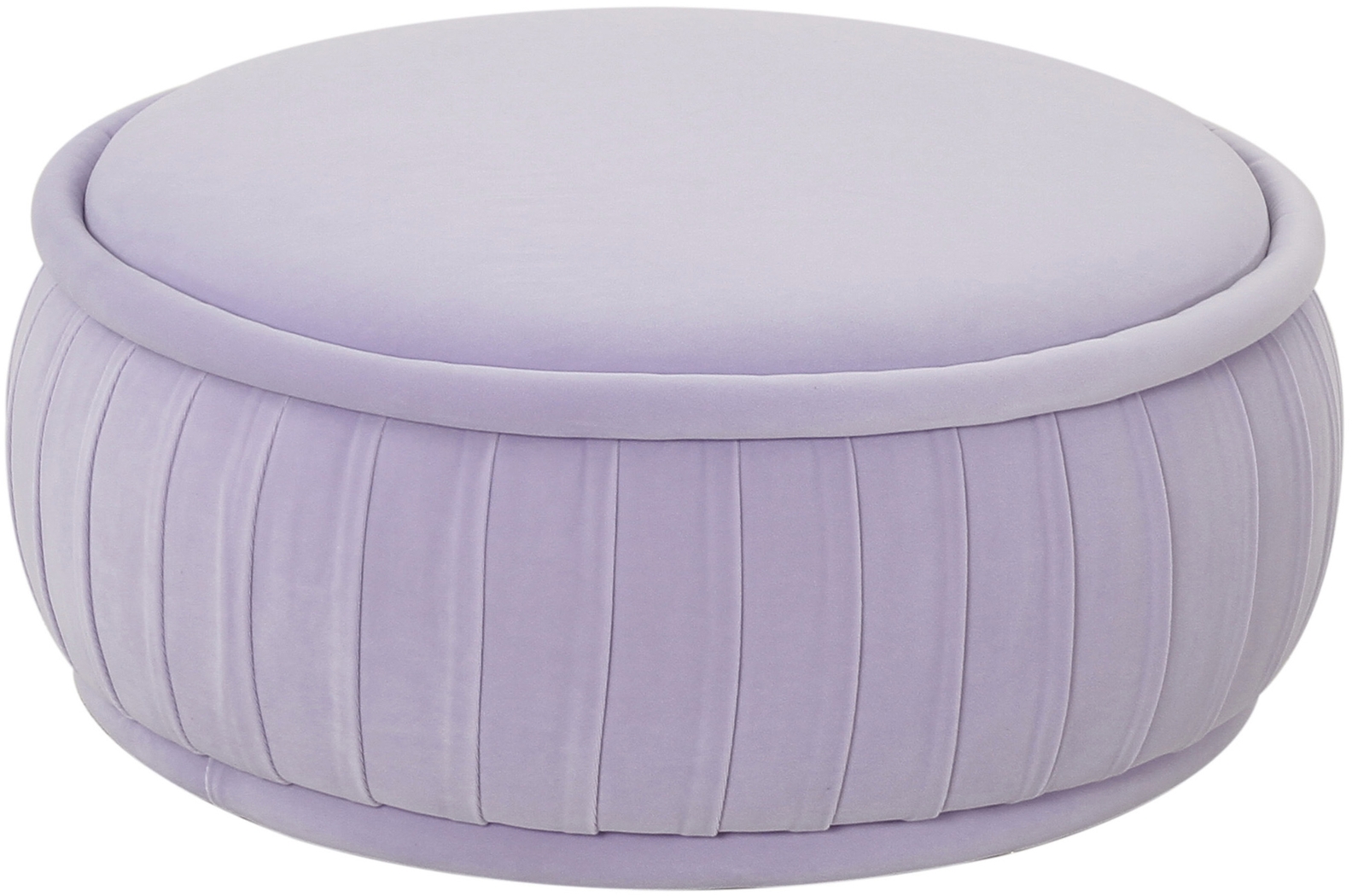 Ayla Ann Purple Accent Ottoman - Thumbnail - Image 2