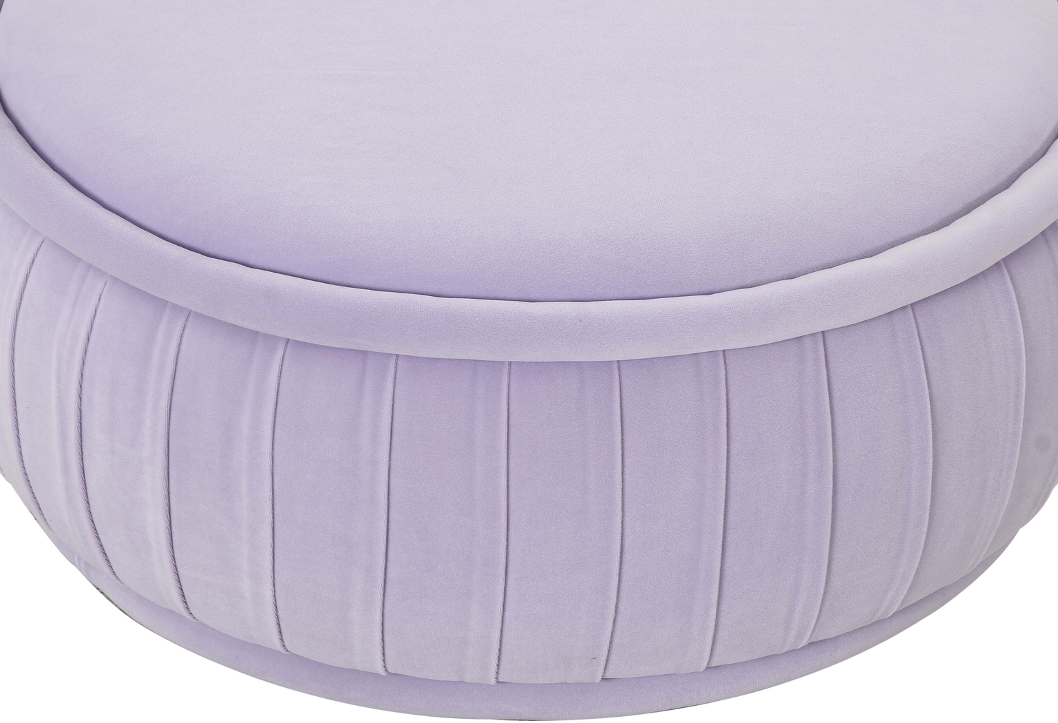 Ayla Ann Purple Accent Ottoman - Thumbnail - Image 3