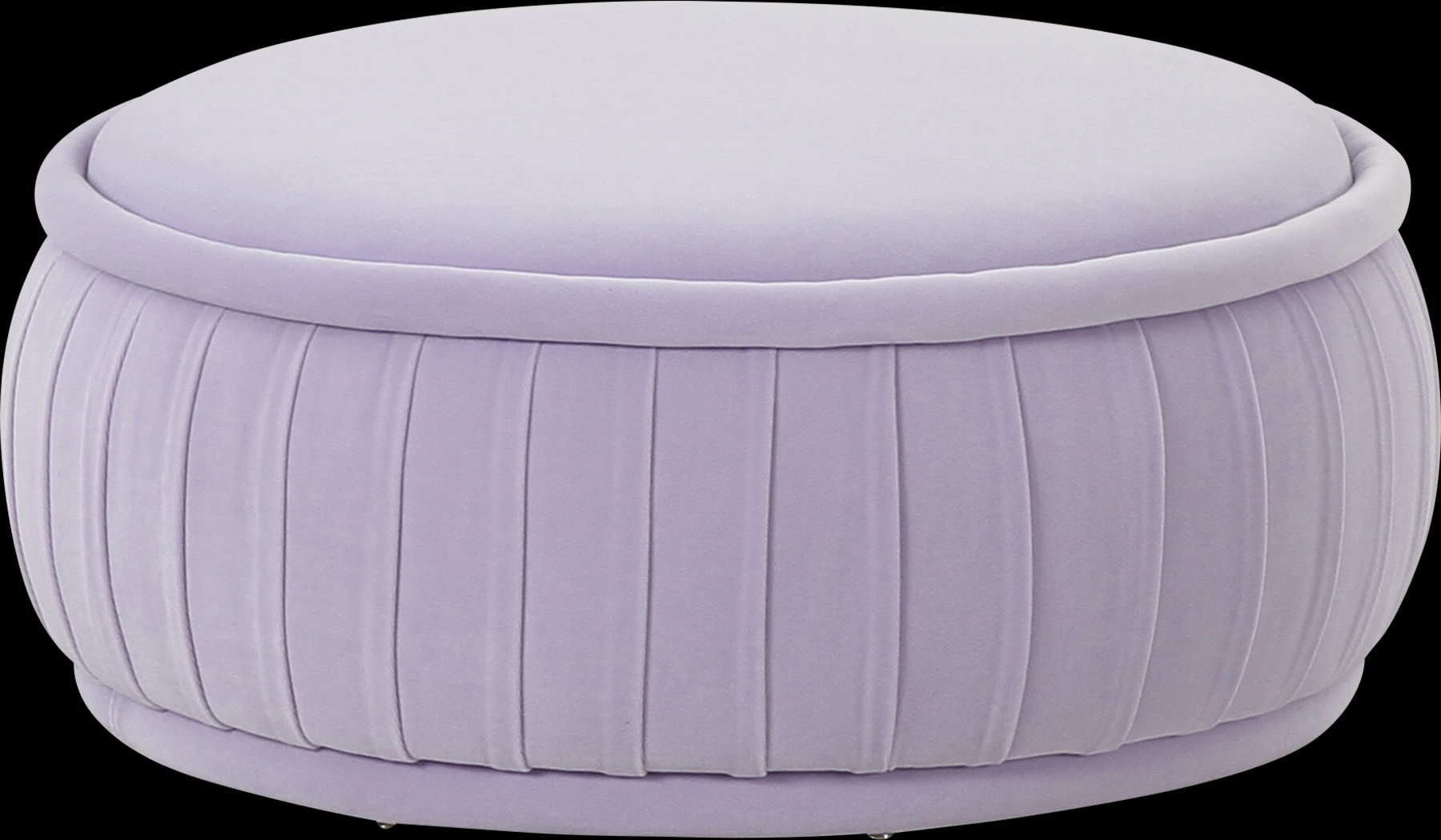 Ayla Ann Purple Accent Ottoman - Thumbnail - Image 1