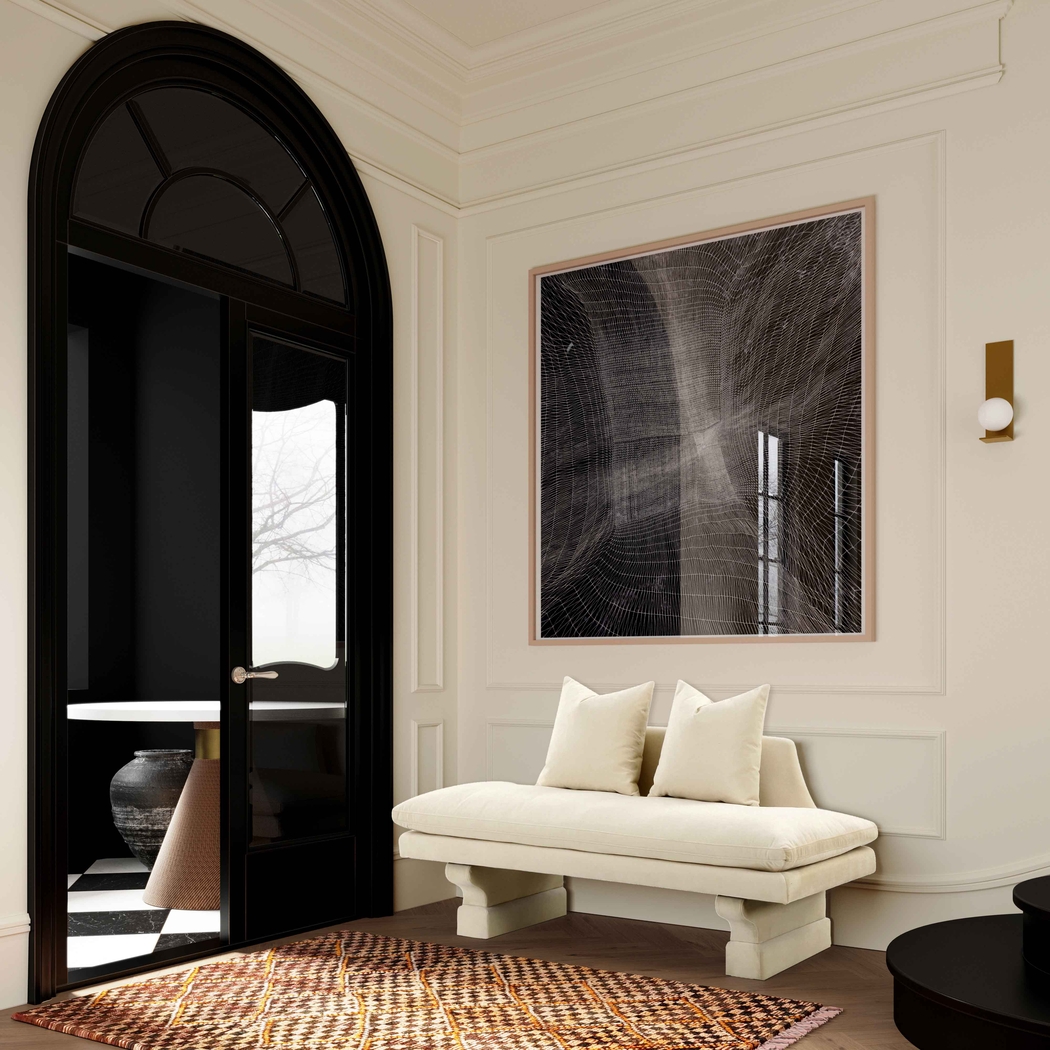 Aylee Beige Settee - Thumbnail - Image 5