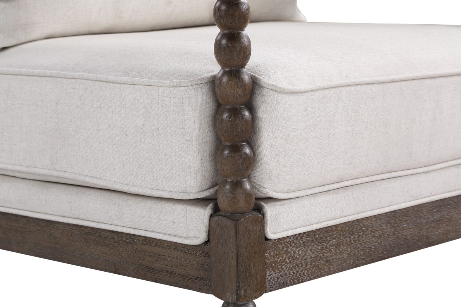 Ayleen Cream Accent Chair - Thumbnail - Image 7