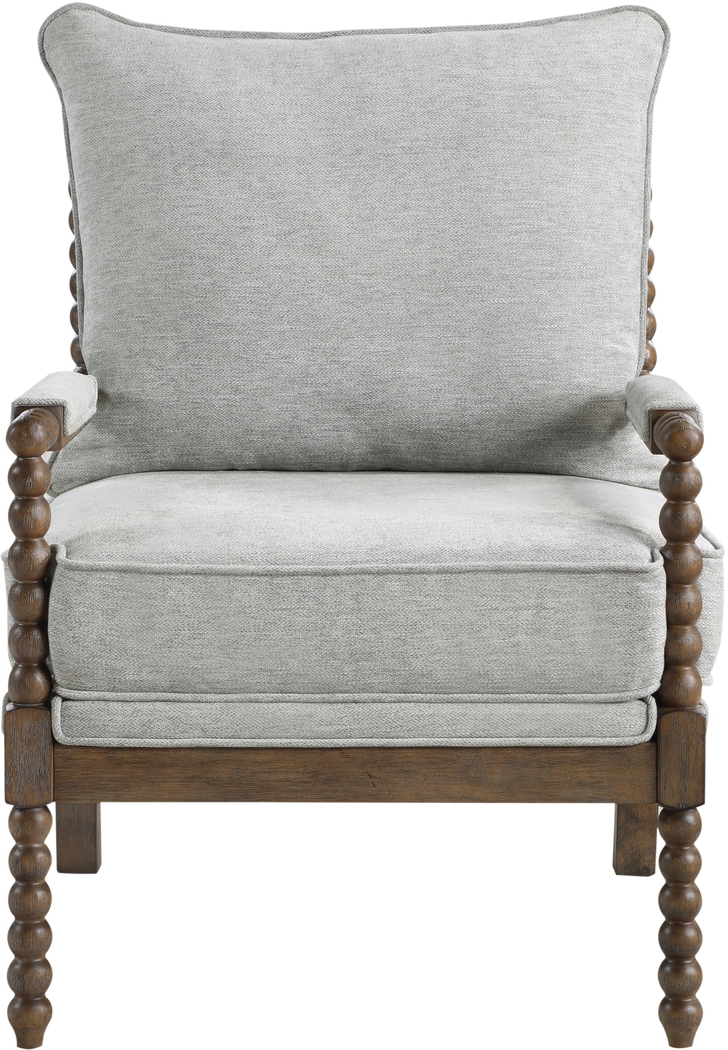 Ayleen Gray Accent Chair - Thumbnail - Image 4