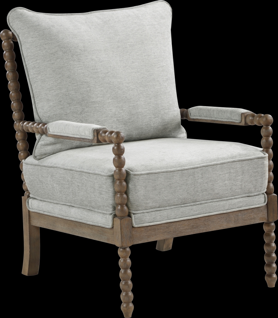 Ayleen Gray Accent Chair - Thumbnail - Image 1
