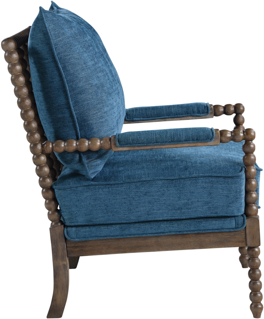 Ayleen Navy Accent Chair - Thumbnail - Image 5