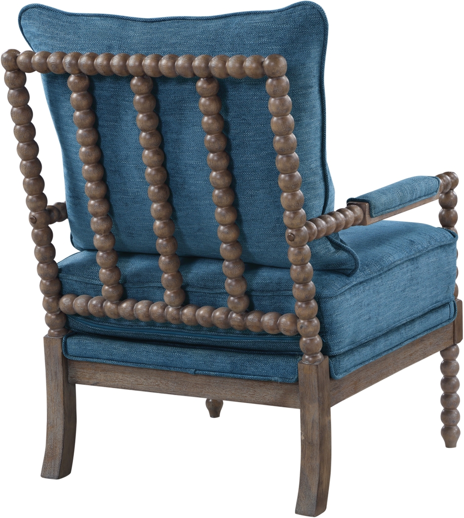 Ayleen Navy Accent Chair - Thumbnail - Image 6