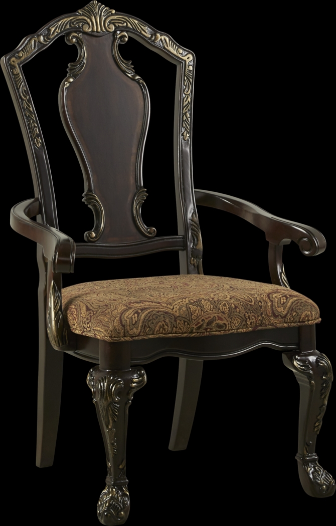 Aylesbury Brown Cherry Arm Chair - Thumbnail - Image 1