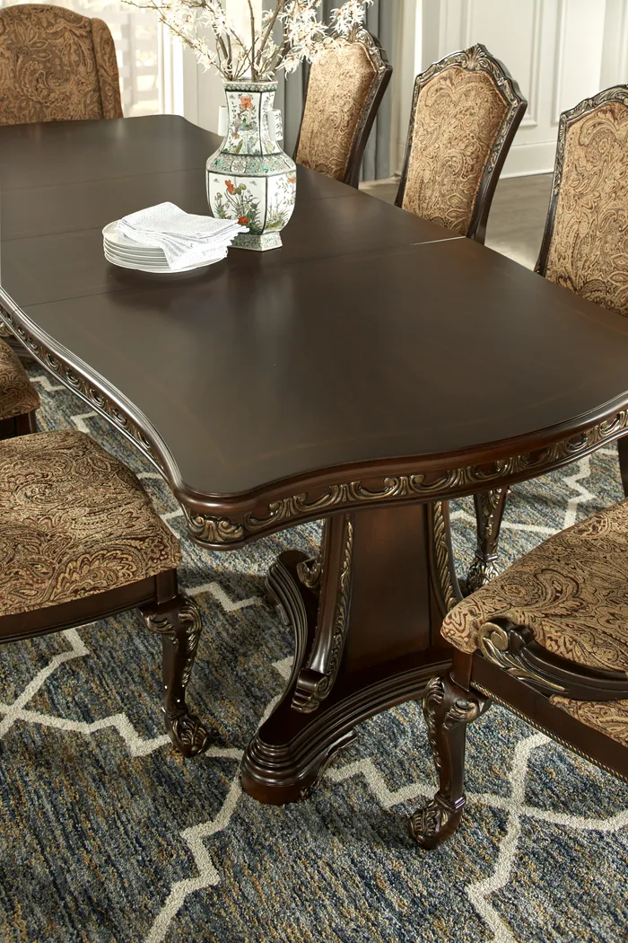 Aylesbury Brown Cherry 5 Pc Rectangle Dining Room - Thumbnail - Image 5