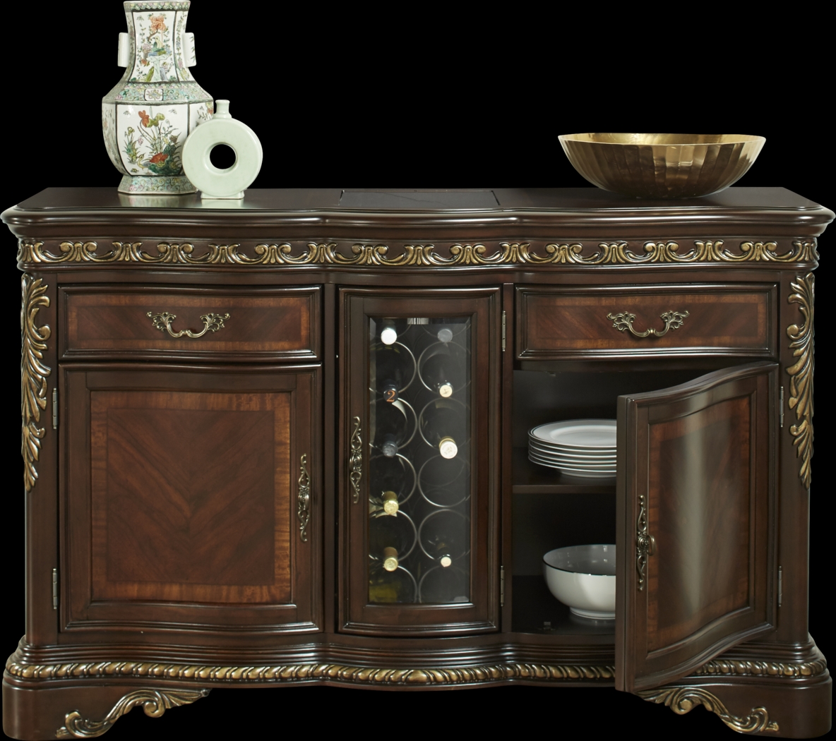 Aylesbury Brown Cherry Server - Thumbnail - Image 2