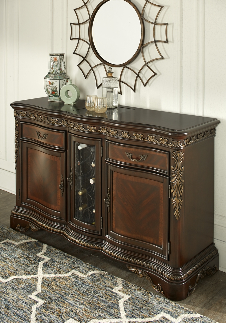 Aylesbury Brown Cherry Server - Thumbnail - Image 4