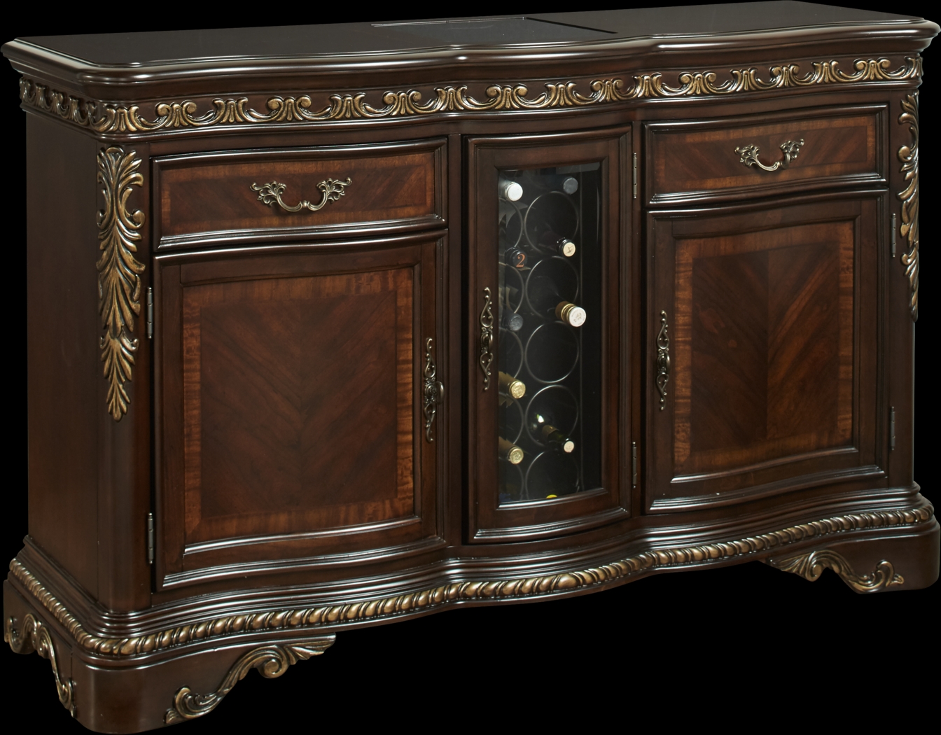 Aylesbury Brown Cherry Server - Thumbnail - Image 1