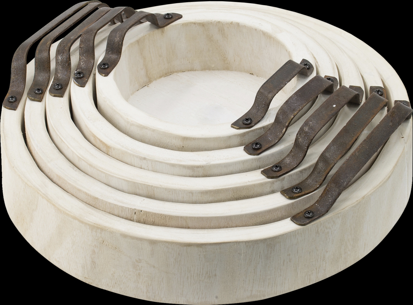 Aylesford Cream Nesting Tray, Set of 5 - Thumbnail - Image 1