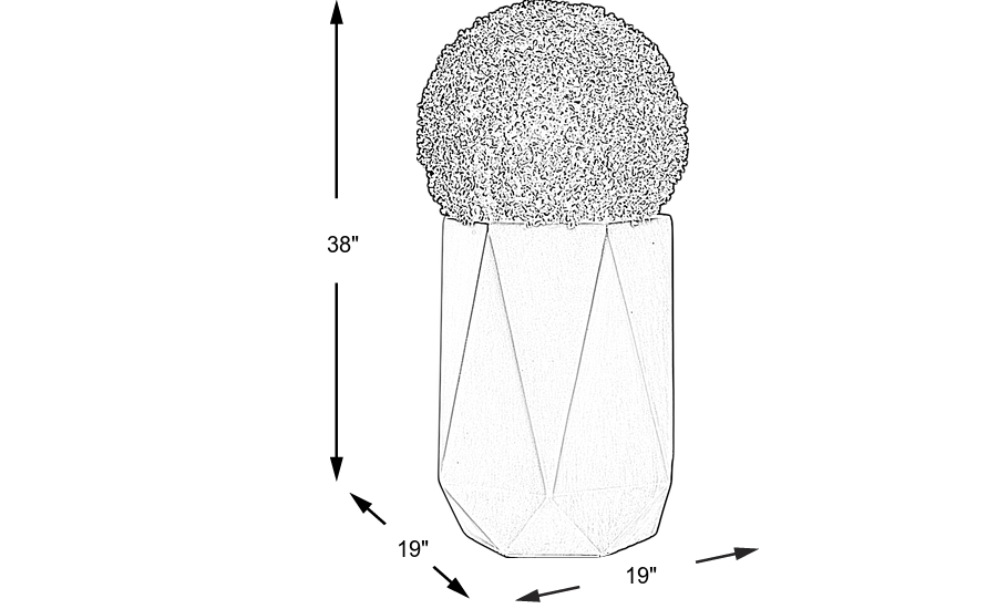 Dimension Image. Please refer to the Dimension Tab on this page for dimension details.