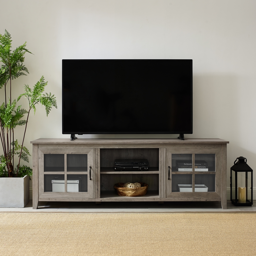 Ayllon Gray 70 in. Console - Thumbnail - Image 4