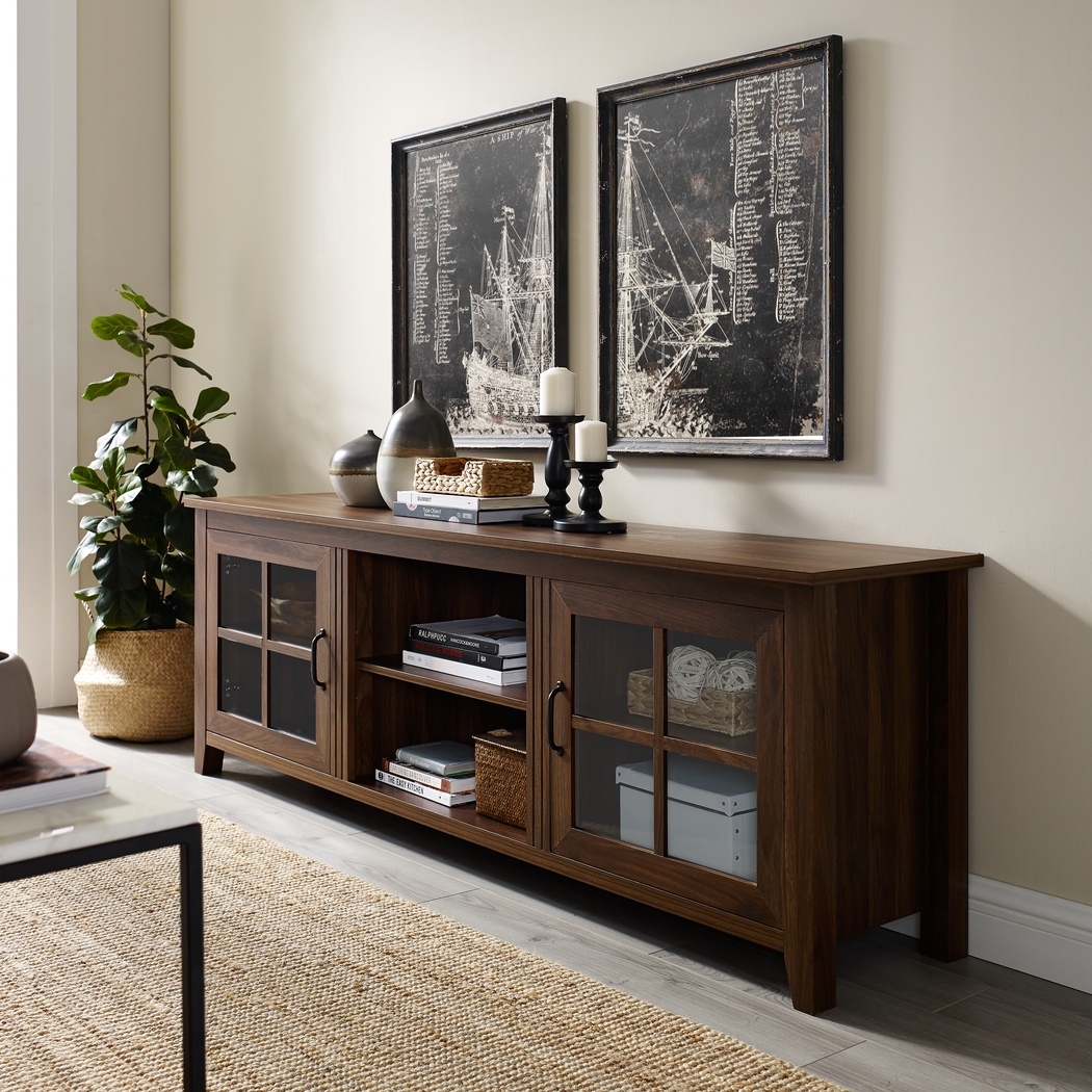 Ayllon Walnut 70 in. Console - Thumbnail - Image 4