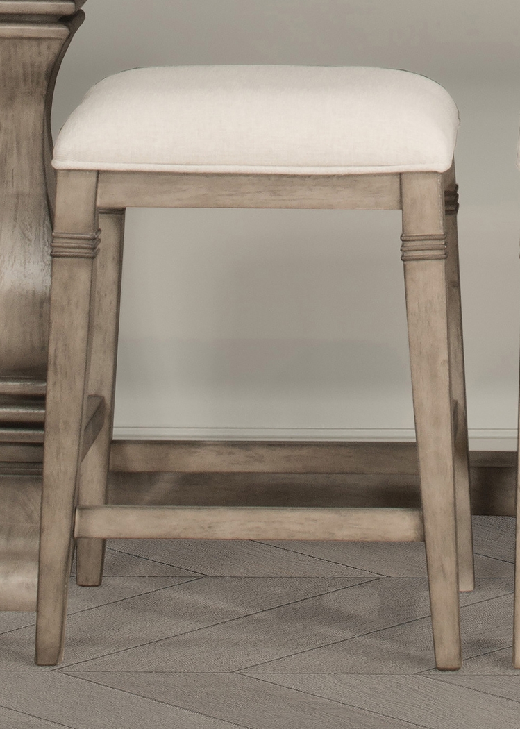 Aylwin Linen Counter Height Stool - Thumbnail - Image 2