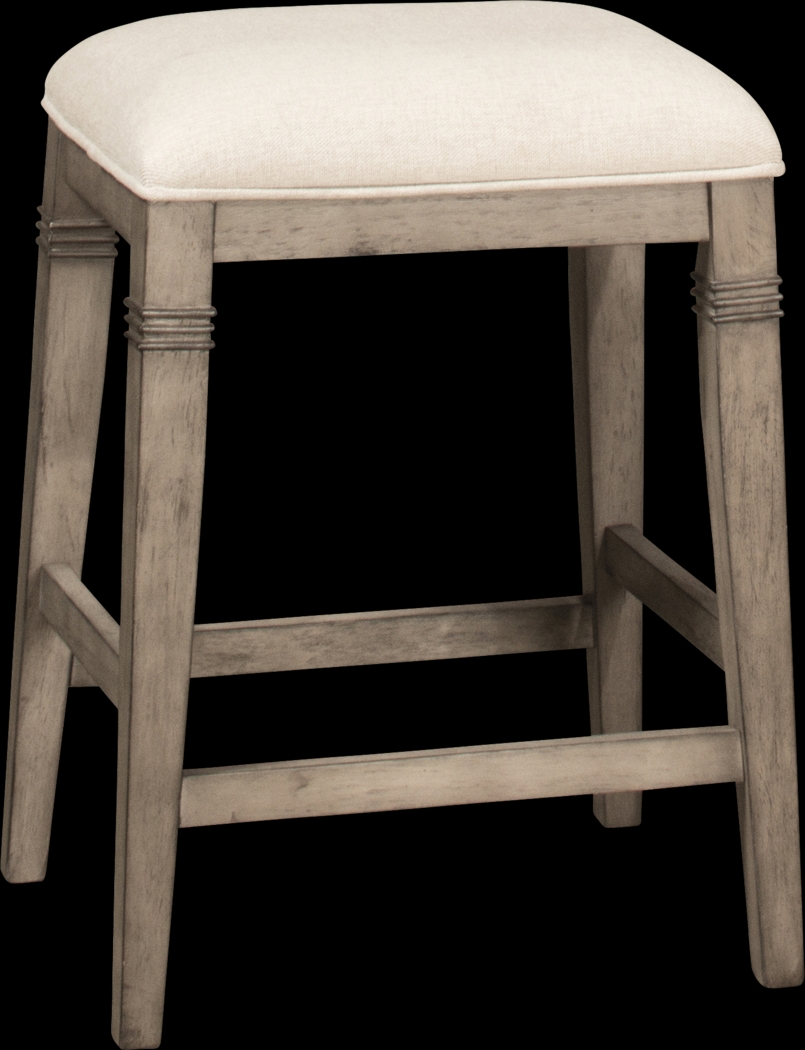 Aylwin Linen Counter Height Stool - Thumbnail - Image 1