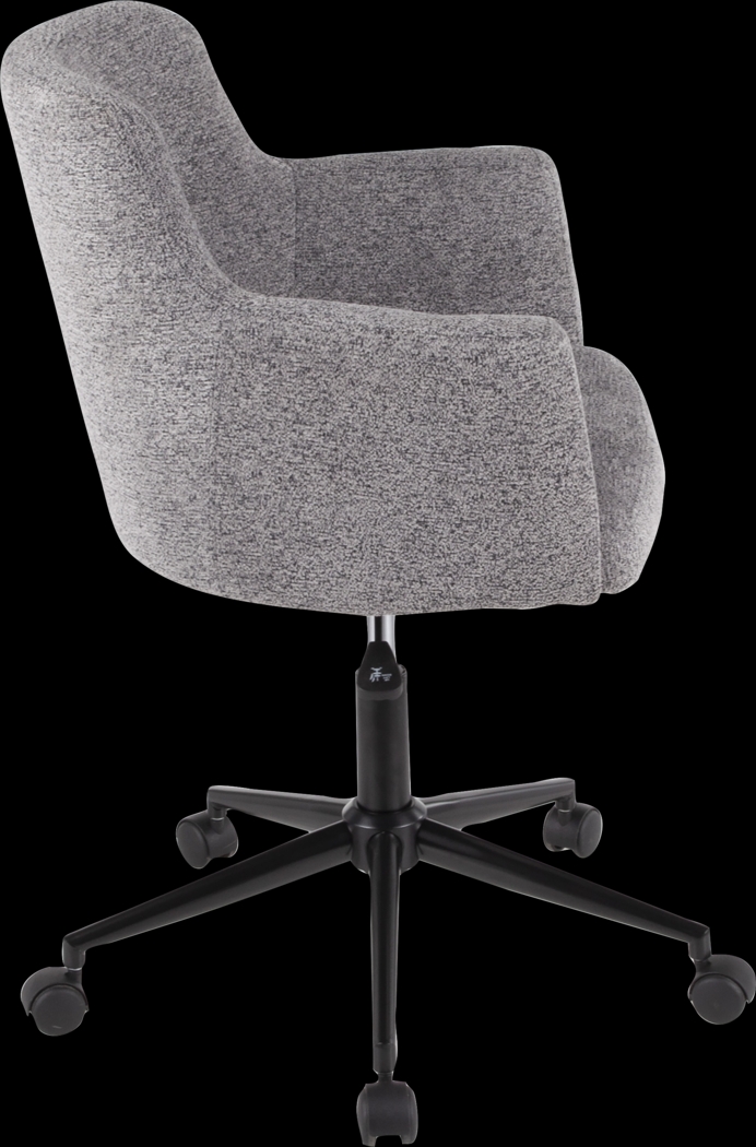 Aymard Gray Office Chair - Thumbnail - Image 2