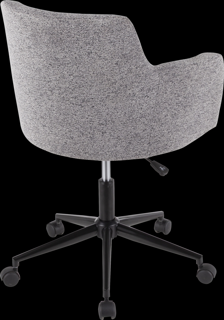 Aymard Gray Office Chair - Thumbnail - Image 3
