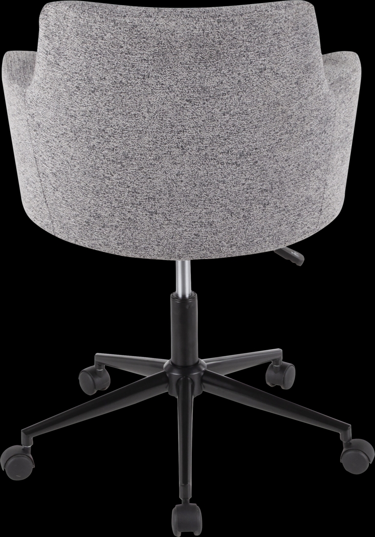 Aymard Gray Office Chair - Thumbnail - Image 4