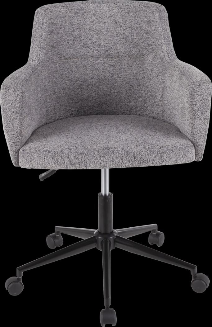 Aymard Gray Office Chair - Thumbnail - Image 5