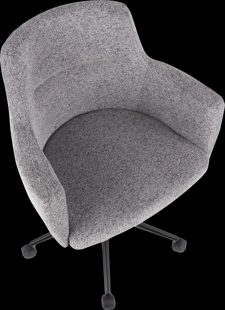 Aymard Gray Office Chair - Thumbnail - Image 6